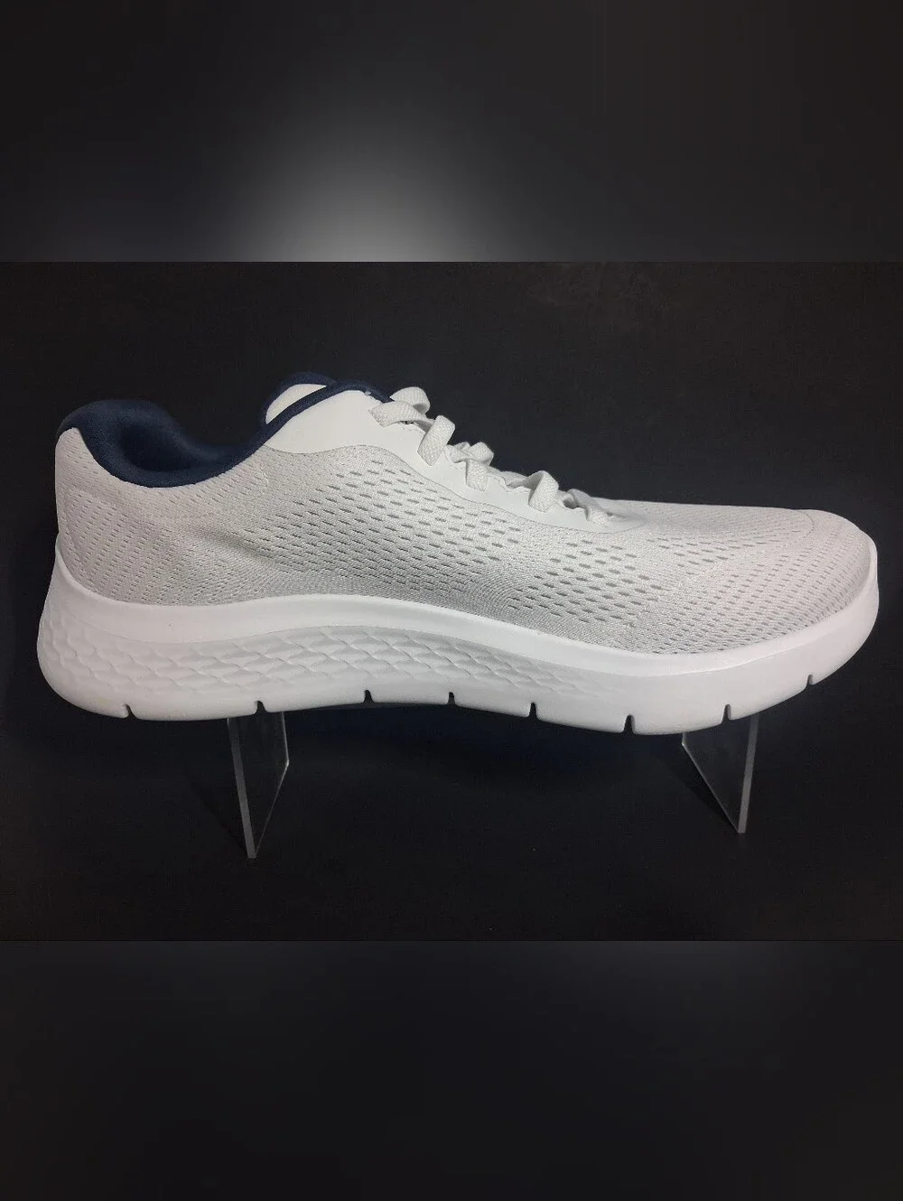 Men's Skechers White Mesh Athletic Sneaker